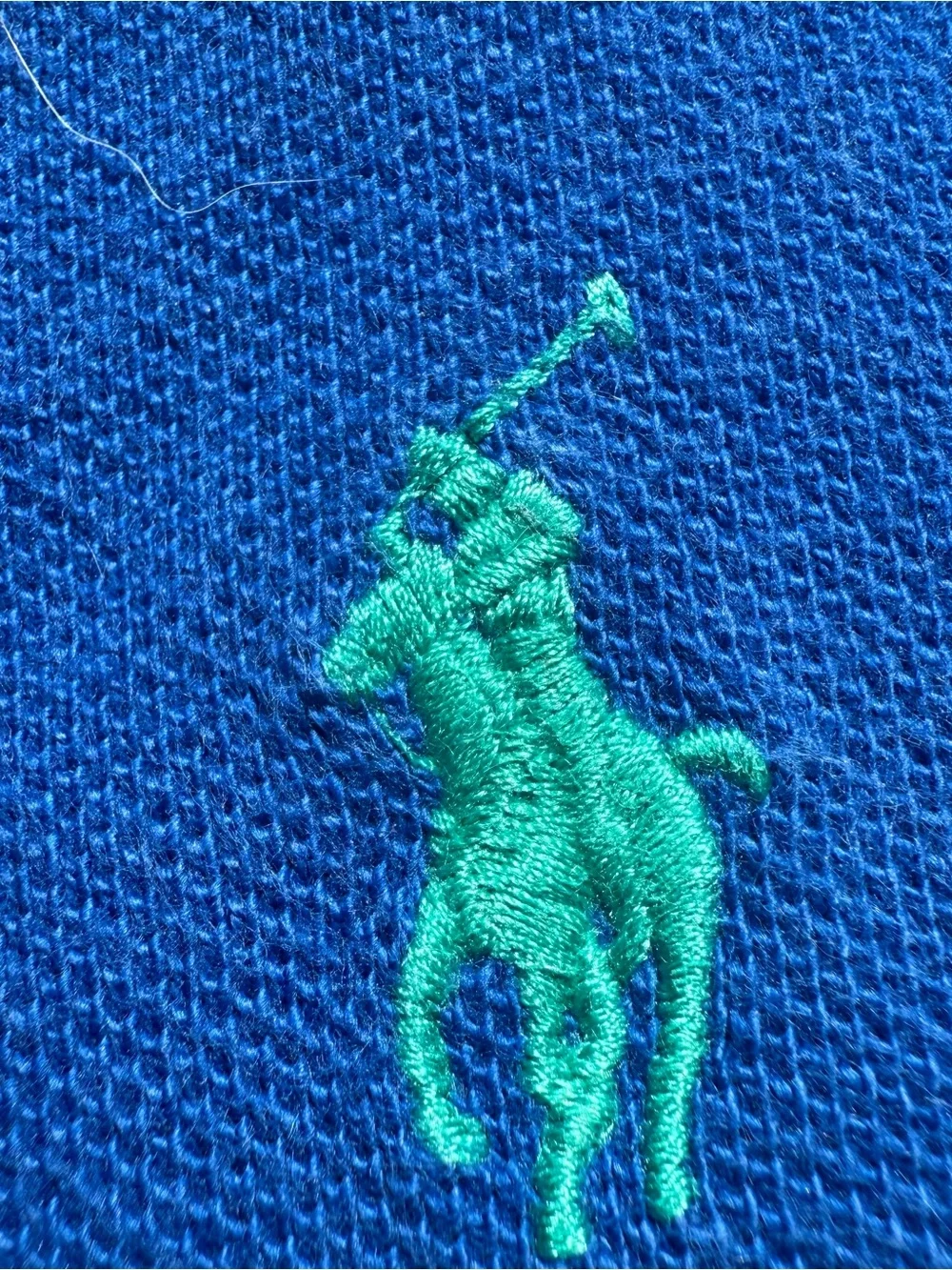 Polo Ralph Lauren Mens Custom Slim Fit Polo Shirt Blue Large Preppy Classic Golf